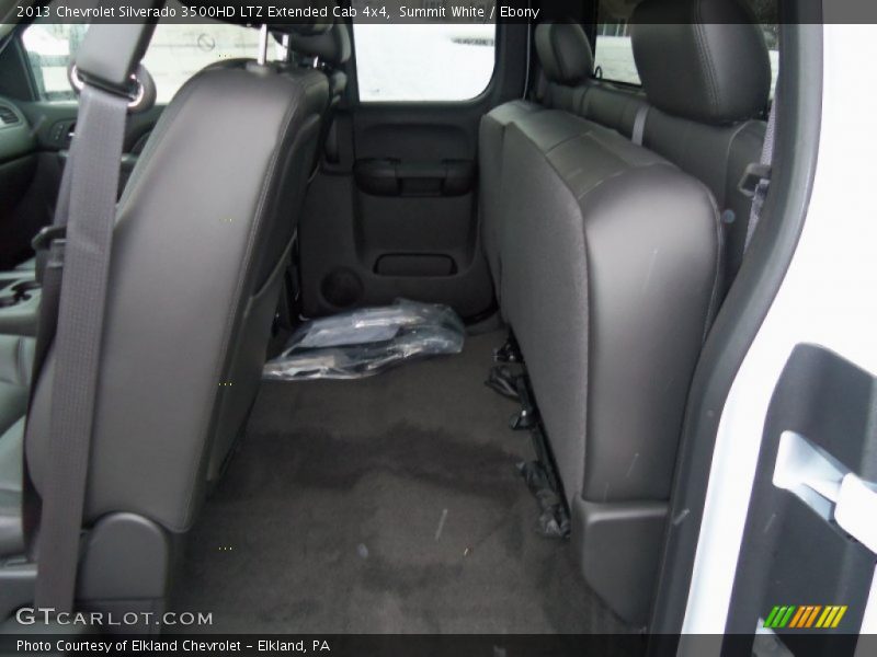 Summit White / Ebony 2013 Chevrolet Silverado 3500HD LTZ Extended Cab 4x4