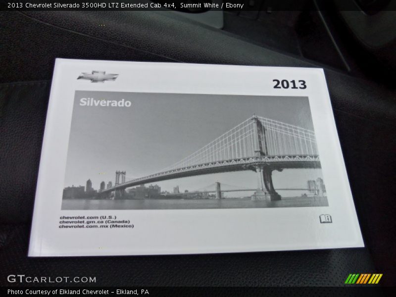 Books/Manuals of 2013 Silverado 3500HD LTZ Extended Cab 4x4