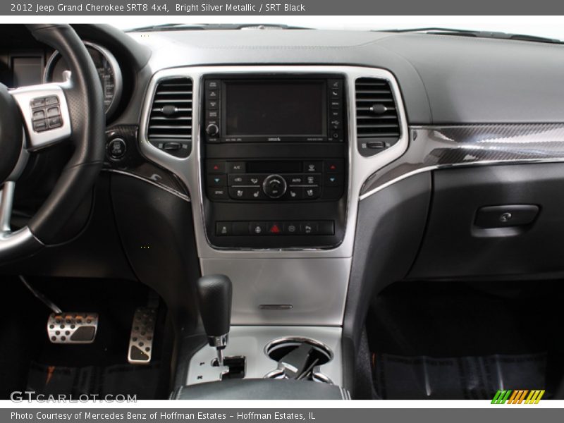 Bright Silver Metallic / SRT Black 2012 Jeep Grand Cherokee SRT8 4x4