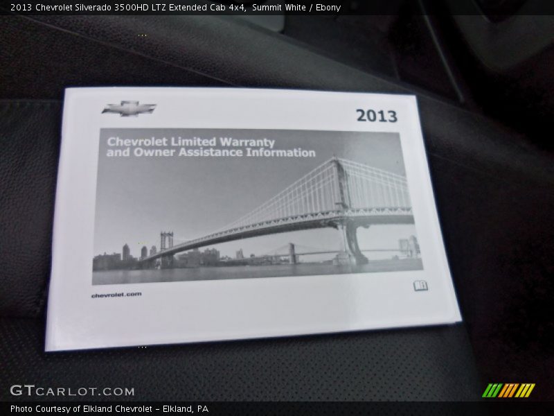 Books/Manuals of 2013 Silverado 3500HD LTZ Extended Cab 4x4