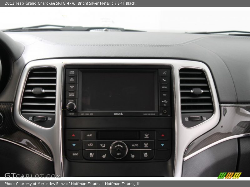 Controls of 2012 Grand Cherokee SRT8 4x4
