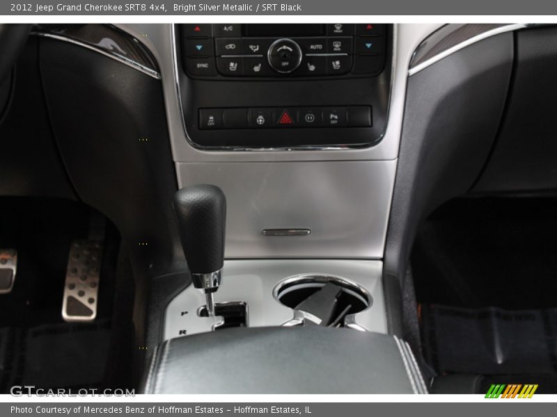 Bright Silver Metallic / SRT Black 2012 Jeep Grand Cherokee SRT8 4x4