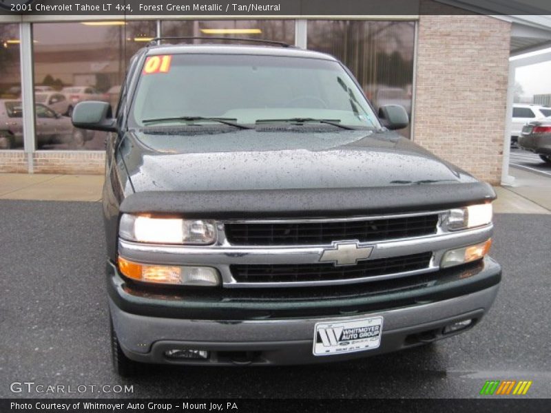 Forest Green Metallic / Tan/Neutral 2001 Chevrolet Tahoe LT 4x4