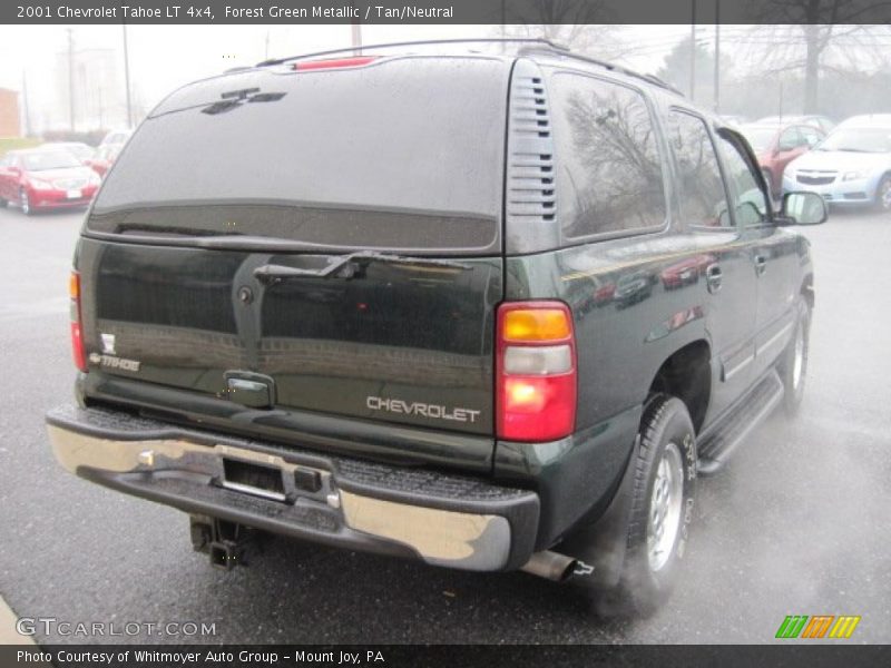 Forest Green Metallic / Tan/Neutral 2001 Chevrolet Tahoe LT 4x4