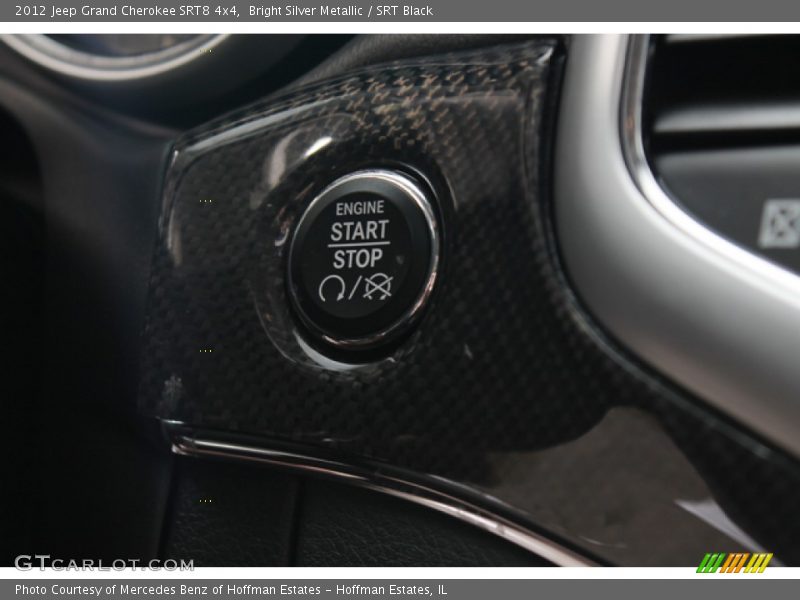 Bright Silver Metallic / SRT Black 2012 Jeep Grand Cherokee SRT8 4x4