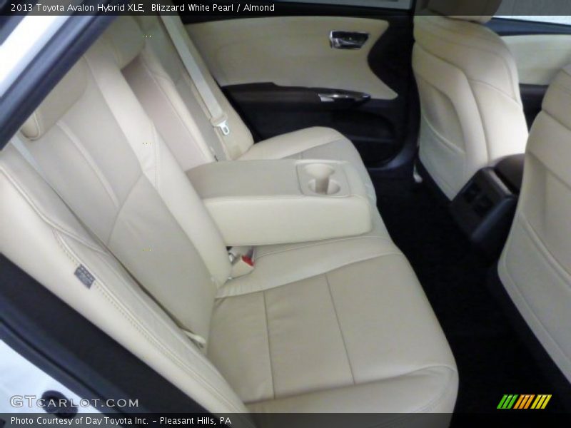Rear Seat of 2013 Avalon Hybrid XLE