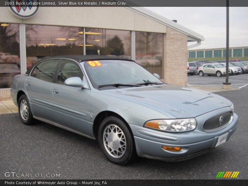 Silver Blue Ice Metallic / Medium Gray 2003 Buick LeSabre Limited