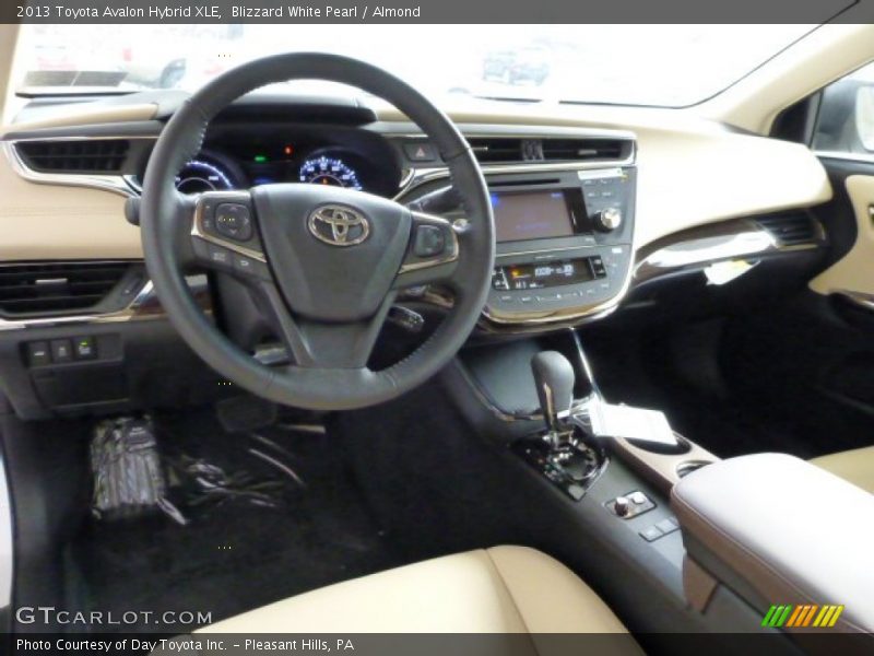 Dashboard of 2013 Avalon Hybrid XLE