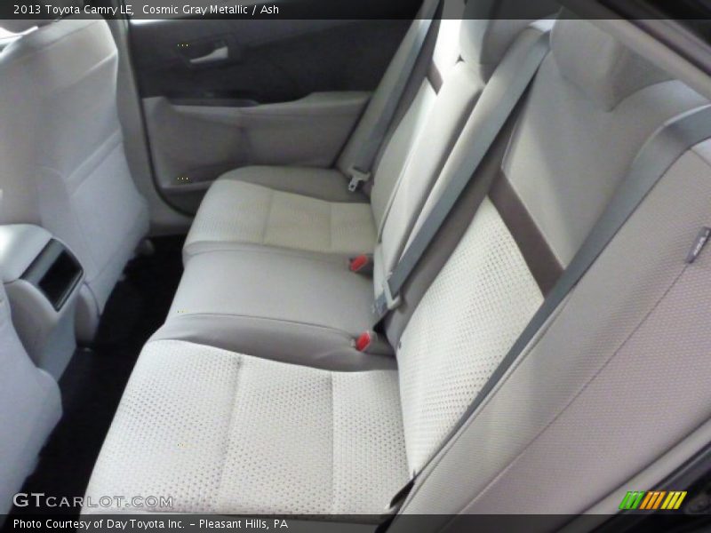 Rear Seat of 2013 Camry LE