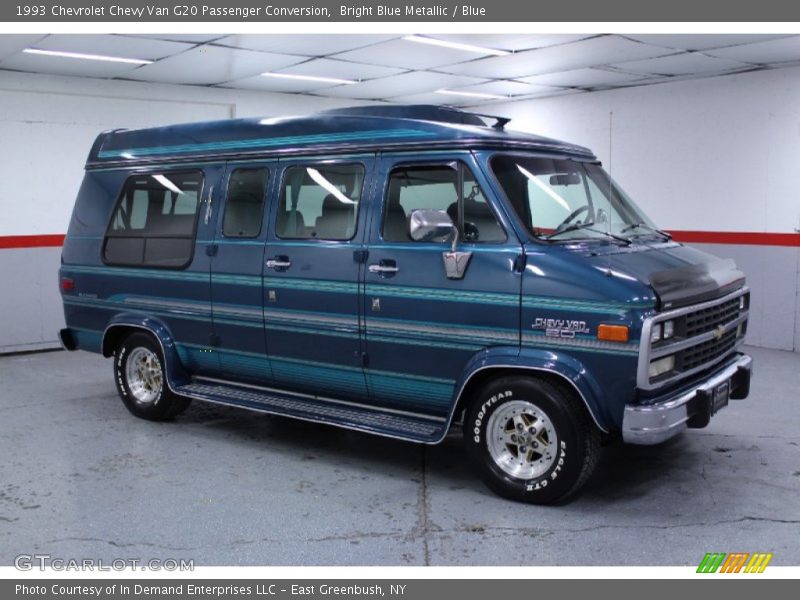  1993 Chevy Van G20 Passenger Conversion Bright Blue Metallic
