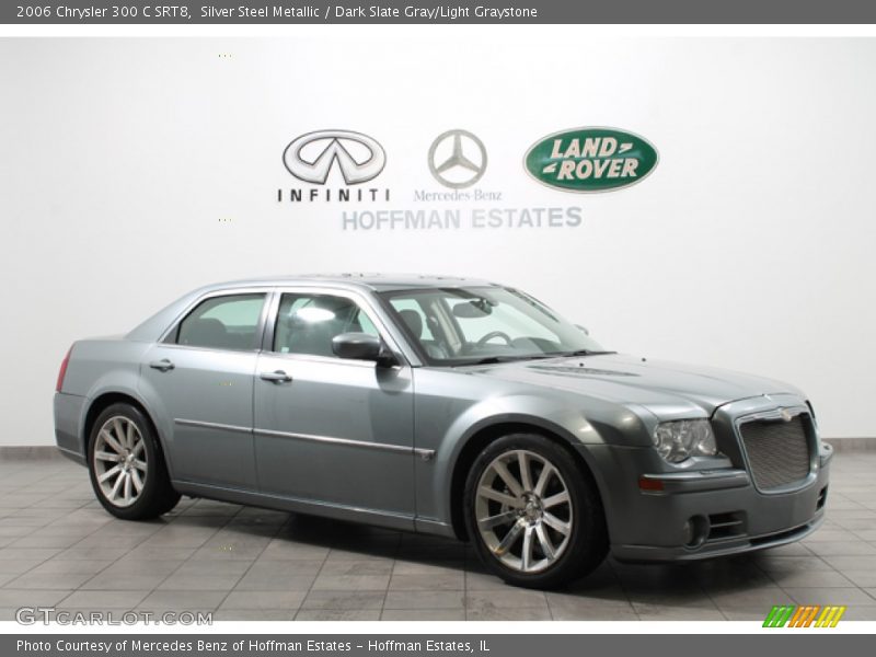 Silver Steel Metallic / Dark Slate Gray/Light Graystone 2006 Chrysler 300 C SRT8