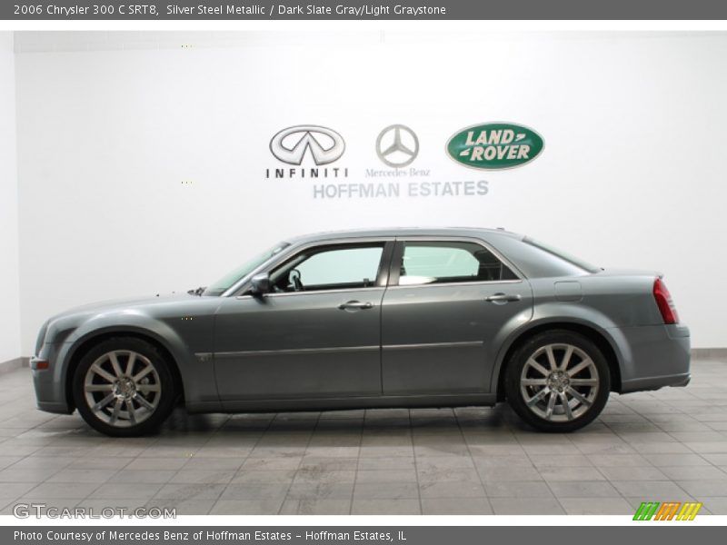 Silver Steel Metallic / Dark Slate Gray/Light Graystone 2006 Chrysler 300 C SRT8