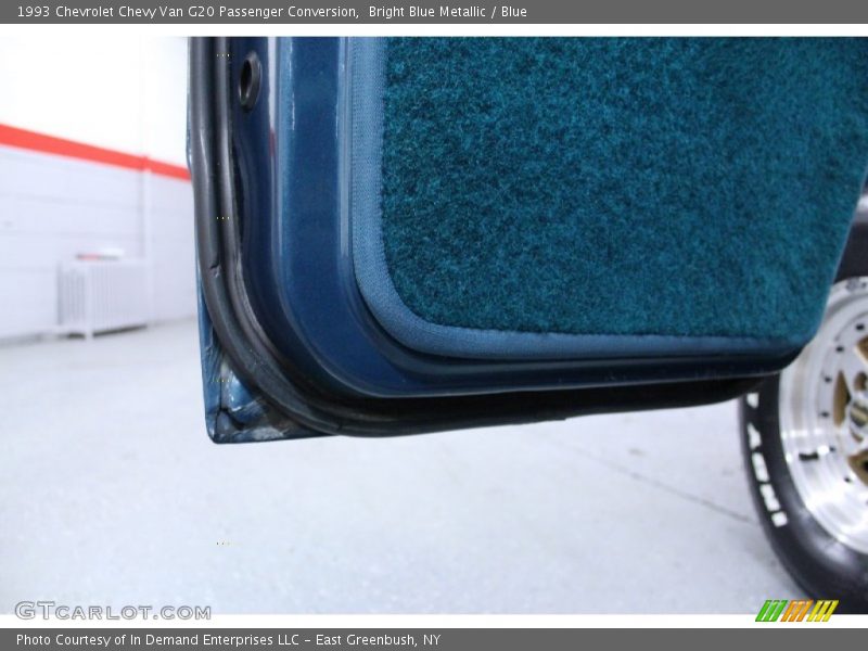 Bright Blue Metallic / Blue 1993 Chevrolet Chevy Van G20 Passenger Conversion