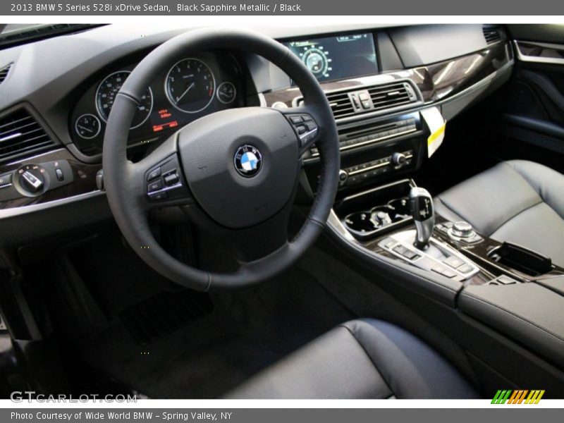 Black Sapphire Metallic / Black 2013 BMW 5 Series 528i xDrive Sedan