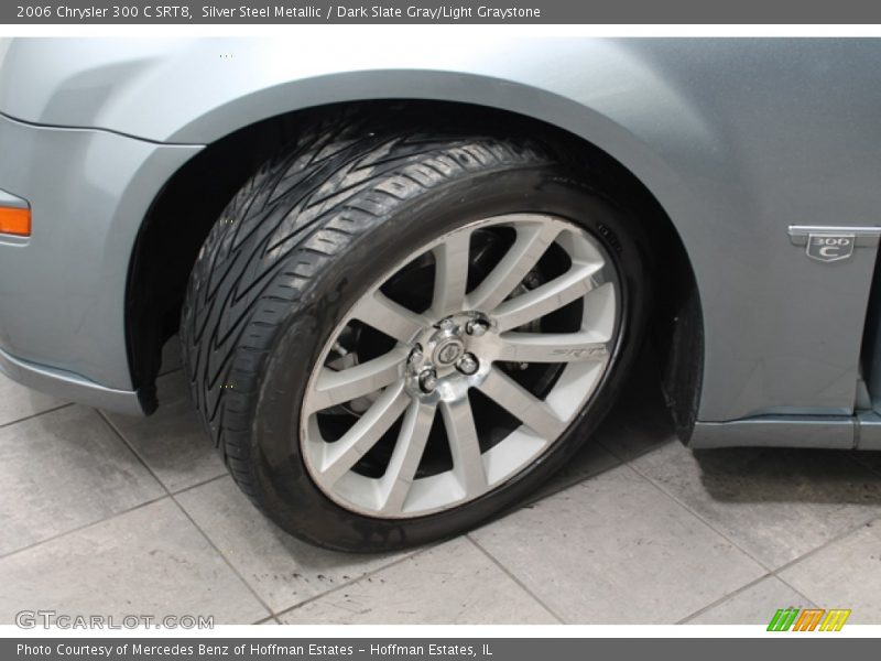 Silver Steel Metallic / Dark Slate Gray/Light Graystone 2006 Chrysler 300 C SRT8