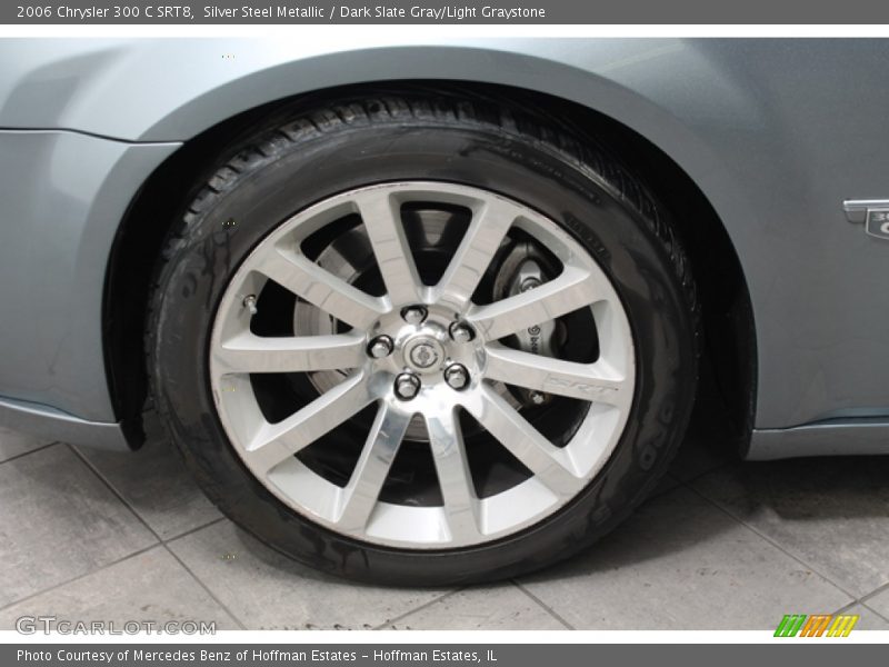 Silver Steel Metallic / Dark Slate Gray/Light Graystone 2006 Chrysler 300 C SRT8