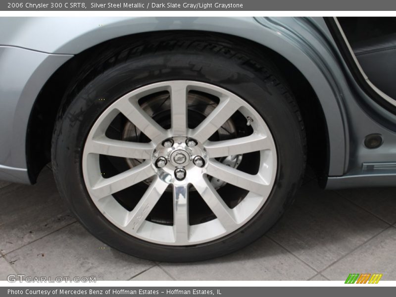 Silver Steel Metallic / Dark Slate Gray/Light Graystone 2006 Chrysler 300 C SRT8