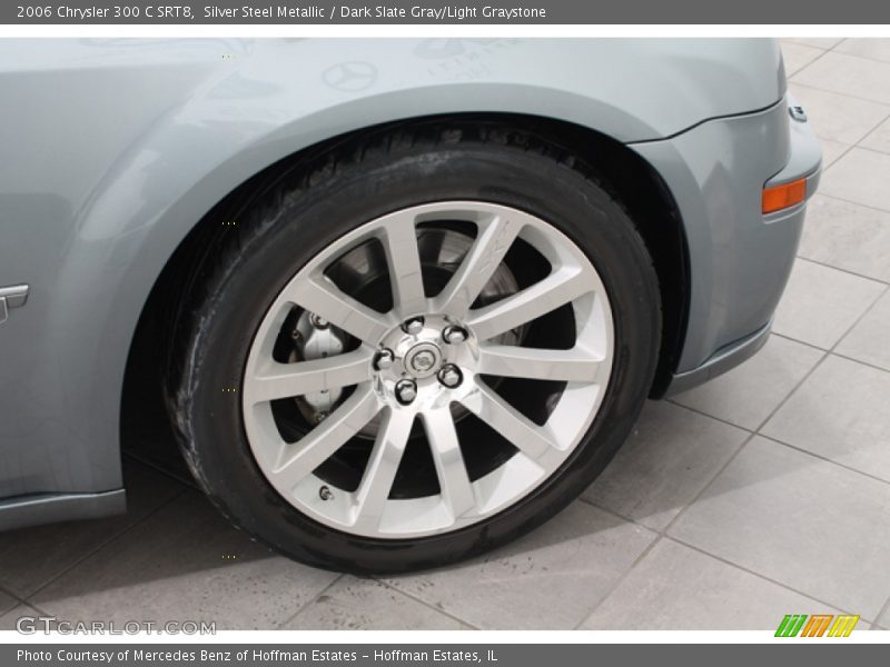 Silver Steel Metallic / Dark Slate Gray/Light Graystone 2006 Chrysler 300 C SRT8