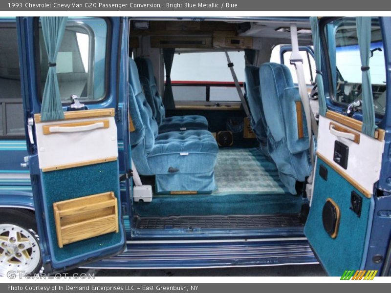  1993 Chevy Van G20 Passenger Conversion Blue Interior