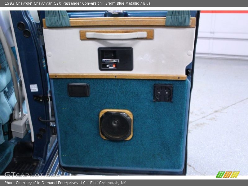 Bright Blue Metallic / Blue 1993 Chevrolet Chevy Van G20 Passenger Conversion