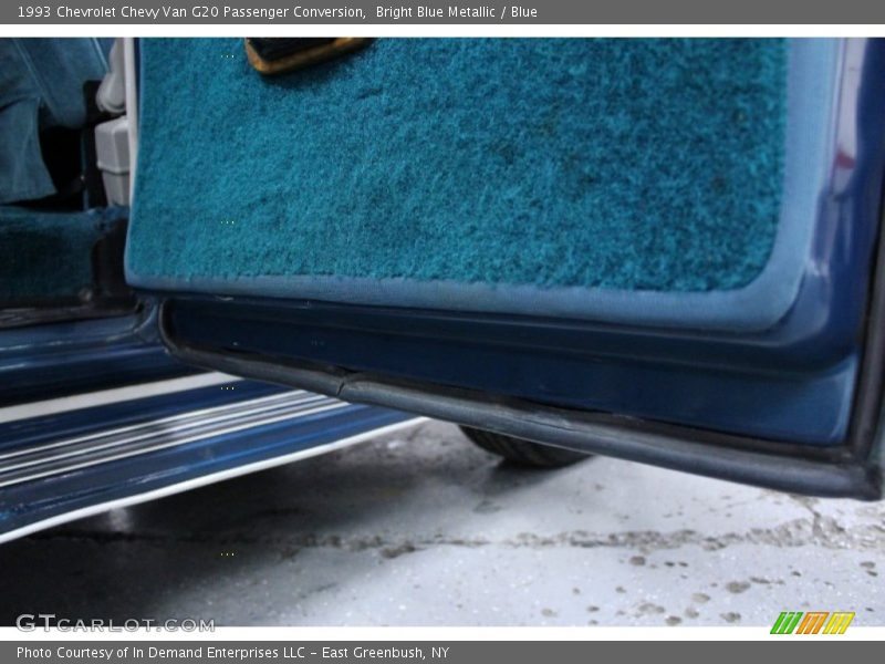 Bright Blue Metallic / Blue 1993 Chevrolet Chevy Van G20 Passenger Conversion