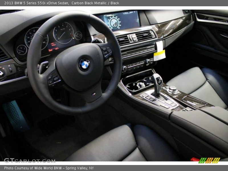 Carbon Black Metallic / Black 2013 BMW 5 Series 550i xDrive Sedan