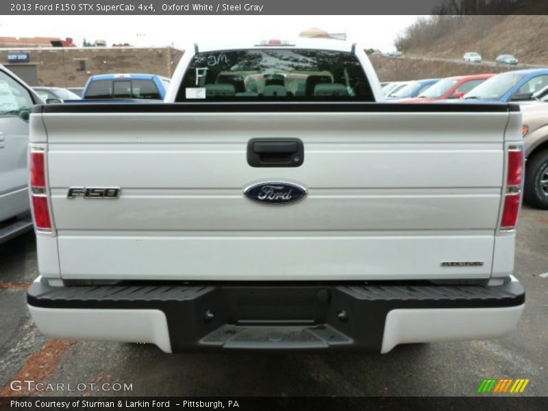 Oxford White / Steel Gray 2013 Ford F150 STX SuperCab 4x4