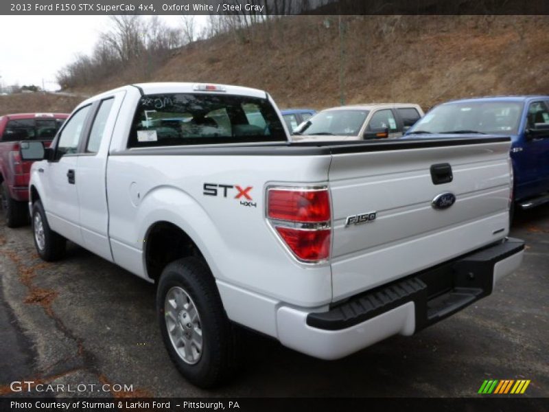 Oxford White / Steel Gray 2013 Ford F150 STX SuperCab 4x4