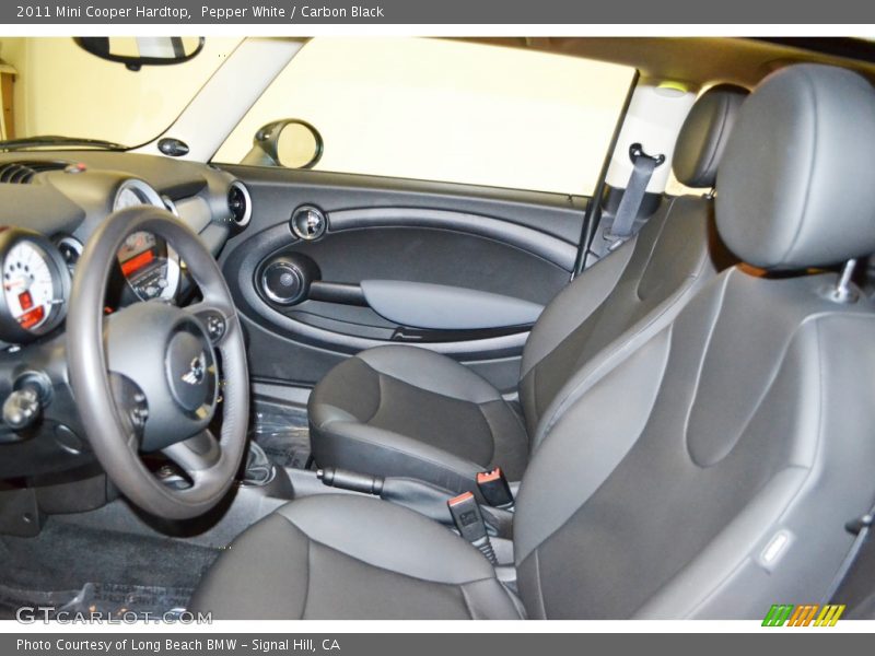 Pepper White / Carbon Black 2011 Mini Cooper Hardtop