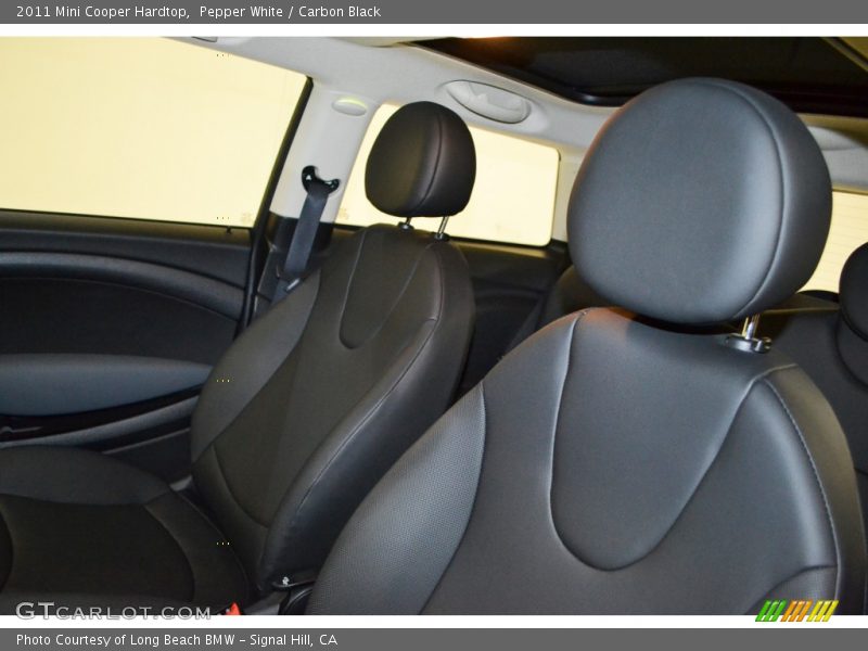 Pepper White / Carbon Black 2011 Mini Cooper Hardtop