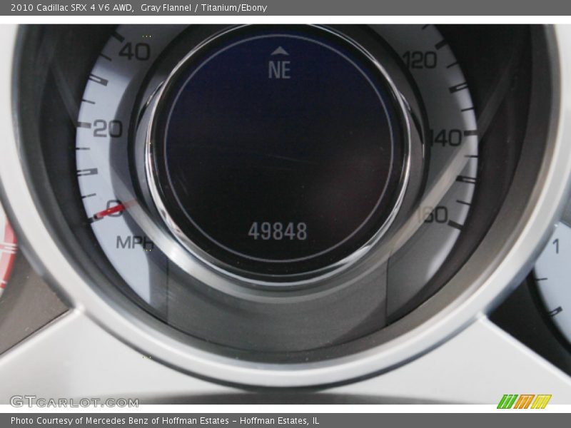 Gray Flannel / Titanium/Ebony 2010 Cadillac SRX 4 V6 AWD