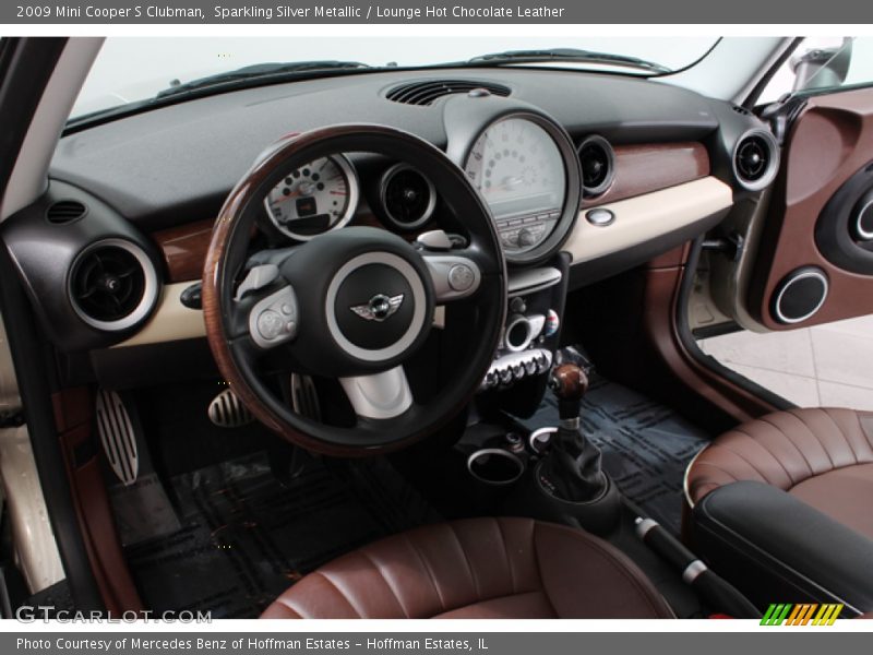 Sparkling Silver Metallic / Lounge Hot Chocolate Leather 2009 Mini Cooper S Clubman