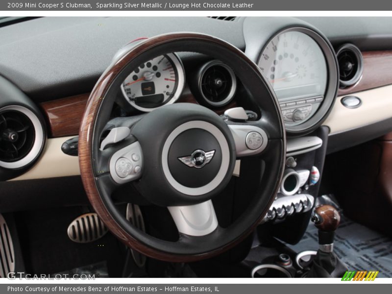 Sparkling Silver Metallic / Lounge Hot Chocolate Leather 2009 Mini Cooper S Clubman