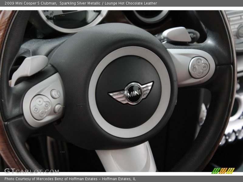 Sparkling Silver Metallic / Lounge Hot Chocolate Leather 2009 Mini Cooper S Clubman