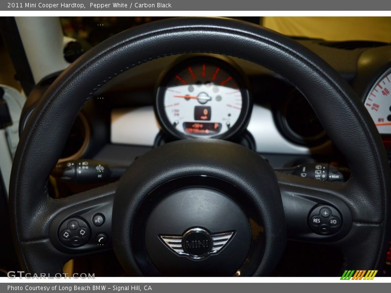 Pepper White / Carbon Black 2011 Mini Cooper Hardtop