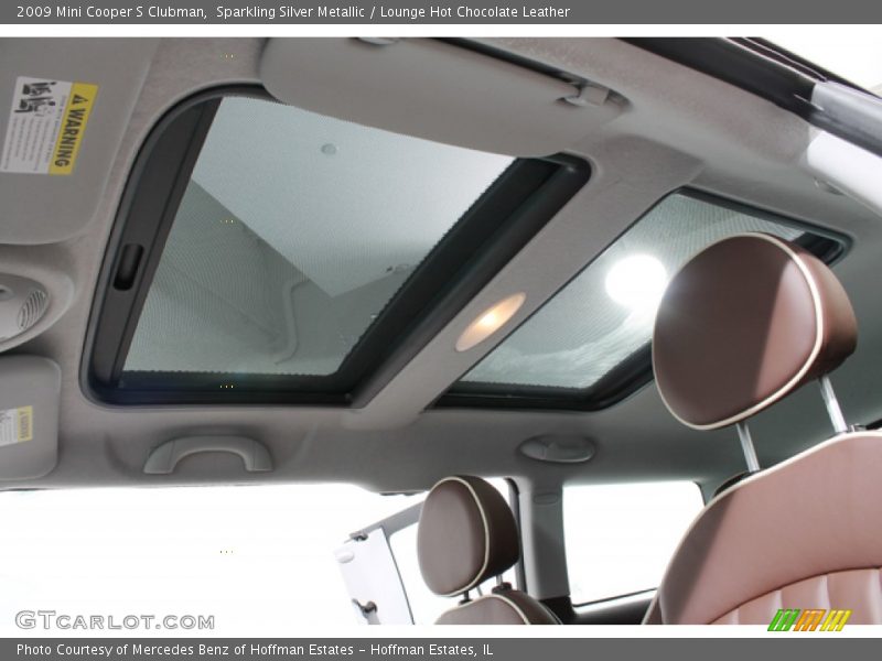 Sparkling Silver Metallic / Lounge Hot Chocolate Leather 2009 Mini Cooper S Clubman