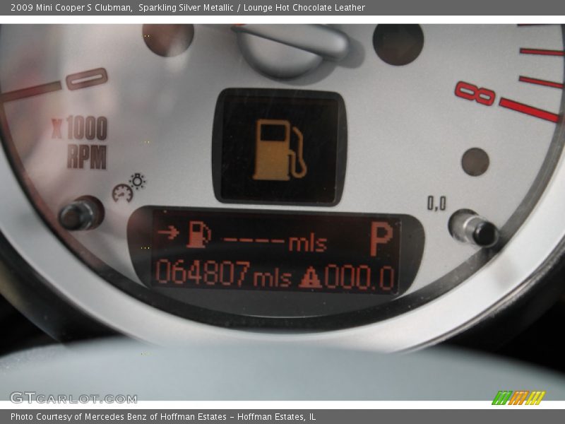 Sparkling Silver Metallic / Lounge Hot Chocolate Leather 2009 Mini Cooper S Clubman