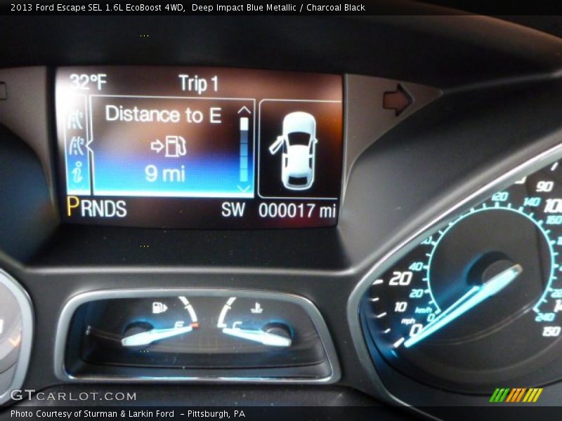 Deep Impact Blue Metallic / Charcoal Black 2013 Ford Escape SEL 1.6L EcoBoost 4WD