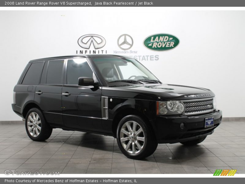 Java Black Pearlescent / Jet Black 2008 Land Rover Range Rover V8 Supercharged