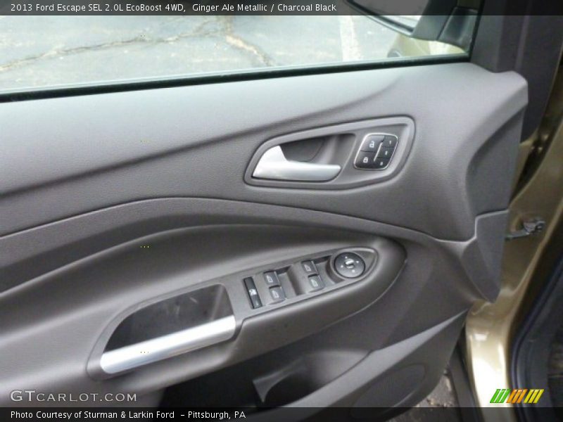 Ginger Ale Metallic / Charcoal Black 2013 Ford Escape SEL 2.0L EcoBoost 4WD