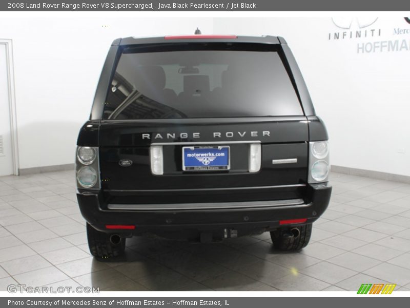 Java Black Pearlescent / Jet Black 2008 Land Rover Range Rover V8 Supercharged