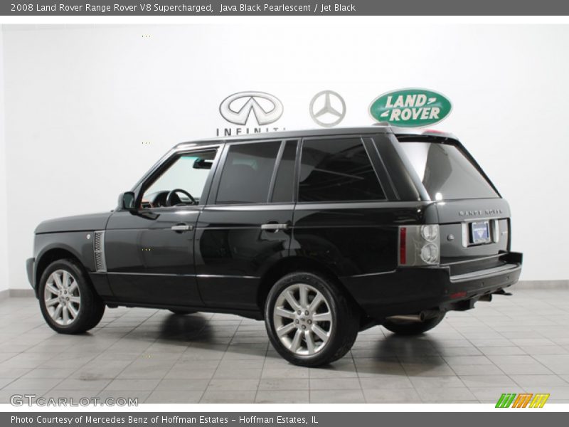 Java Black Pearlescent / Jet Black 2008 Land Rover Range Rover V8 Supercharged