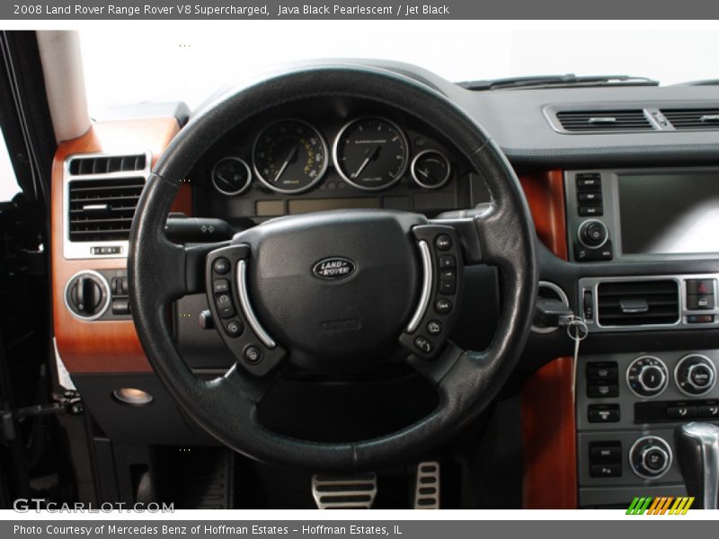 Java Black Pearlescent / Jet Black 2008 Land Rover Range Rover V8 Supercharged