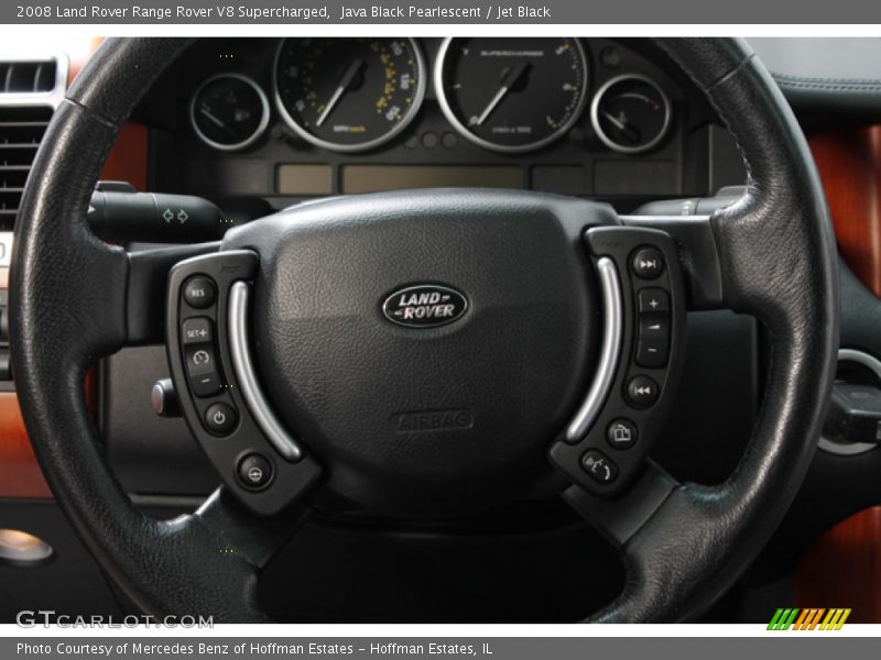 Java Black Pearlescent / Jet Black 2008 Land Rover Range Rover V8 Supercharged