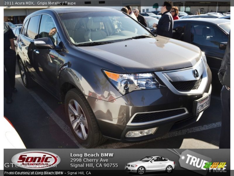 Grigio Metallic / Taupe 2011 Acura MDX