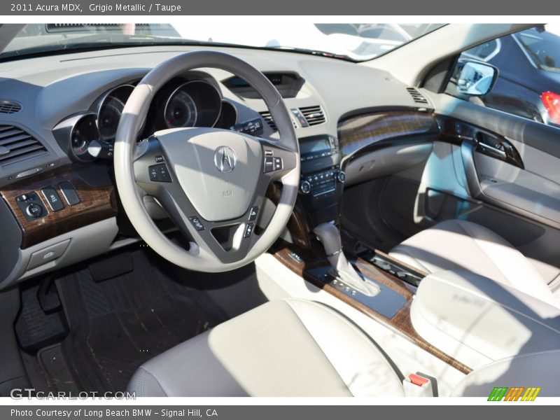 Grigio Metallic / Taupe 2011 Acura MDX
