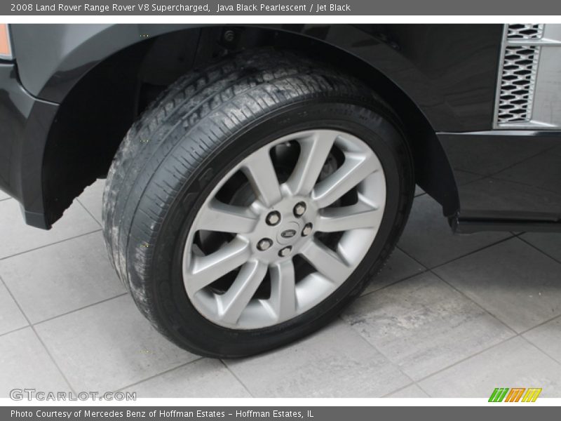 Java Black Pearlescent / Jet Black 2008 Land Rover Range Rover V8 Supercharged