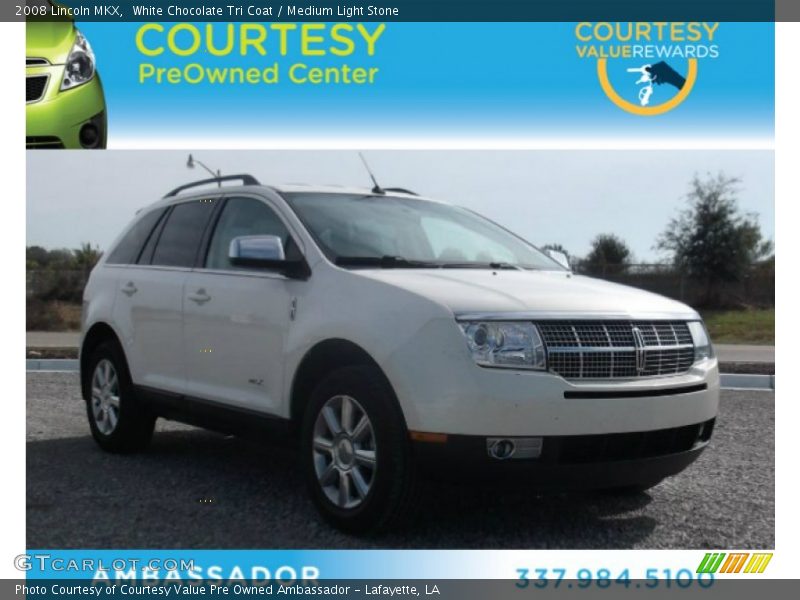 White Chocolate Tri Coat / Medium Light Stone 2008 Lincoln MKX