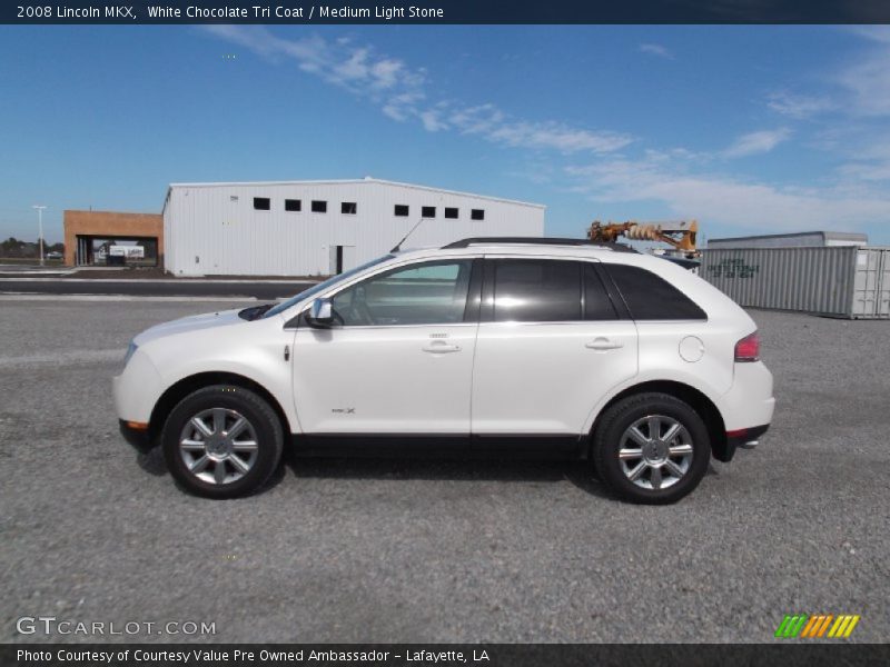 White Chocolate Tri Coat / Medium Light Stone 2008 Lincoln MKX