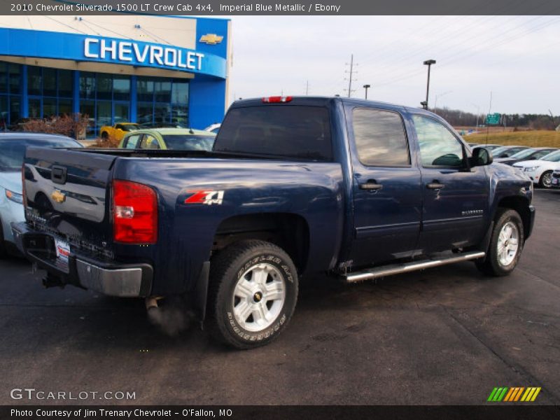 Imperial Blue Metallic / Ebony 2010 Chevrolet Silverado 1500 LT Crew Cab 4x4